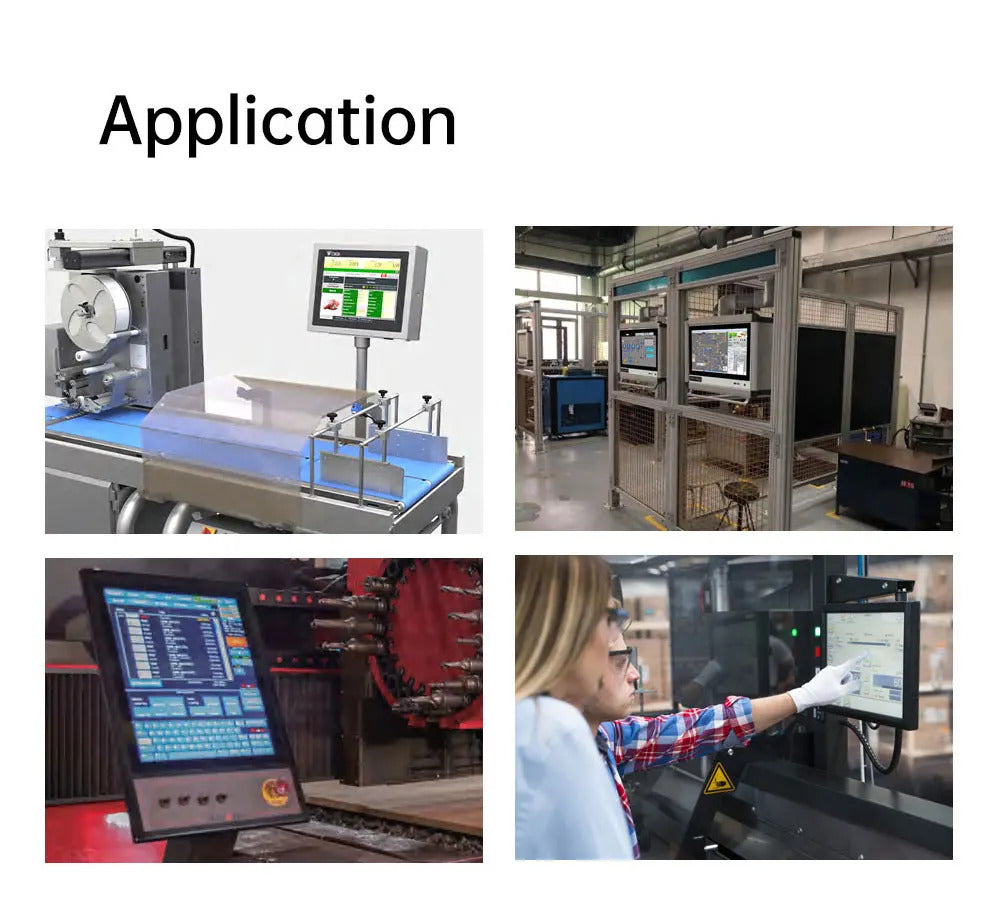 17 Inch Industrial Touch Screen Panel Pc Aluminum Case Embedded Front Ip65 All In One Industrial Panel Pc