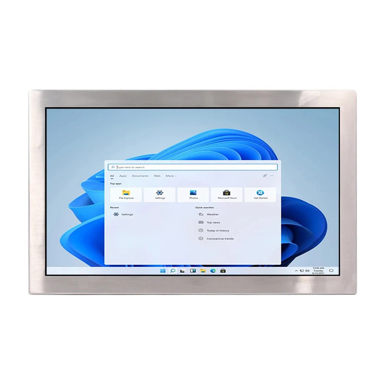 24 Inch LCD Outdoor Screen Waterproof IP67 Digital Signage Advertising Monitor Stainless Steel Housing Display