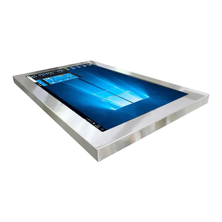 24 Inch LCD Outdoor Screen Waterproof IP67 Digital Signage Advertising Monitor Stainless Steel Housing Display