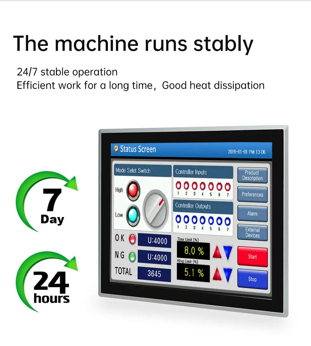17 Inch Industrial Touch Screen Panel Pc Aluminum Case Embedded Front Ip65 All In One Industrial Panel Pc