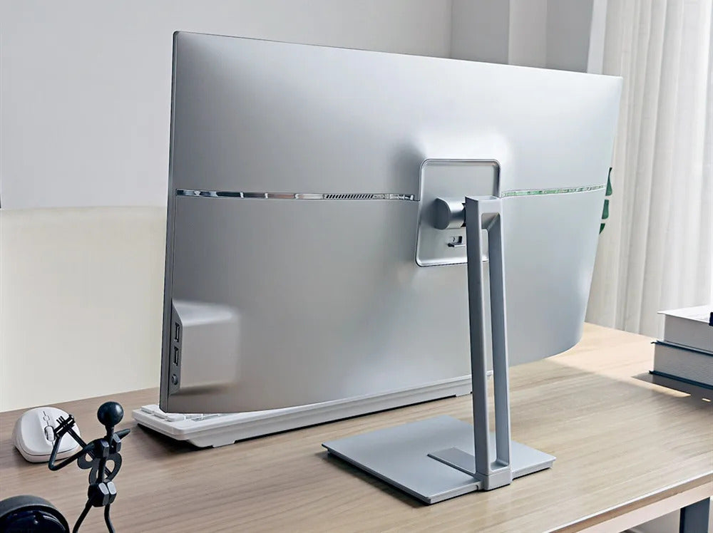 34 inch Curved All In One PC 4K HD Fish Screen All In One Computer16GB RAM Adjustable Office Computer
