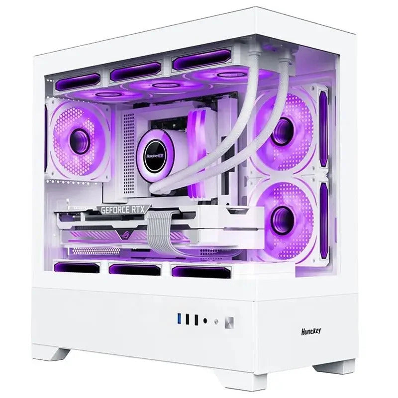 aotesier white gamer desktop computer best price high quality system unit Core i7 I5 i9 16GB RAM RTX GTX 12GB GPU new gaming pc