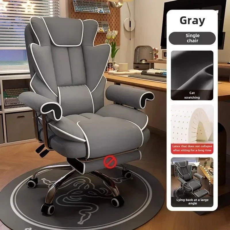 Gaming Chair Boys Comfortable Sedentary Home Computer Game Sofa Office Study Backrest Reclining
