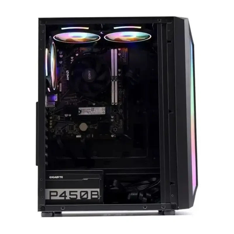 Gaming PC Ryzen R5 5600G GDDR4 16GB 500G Windows 10 Pro Key Assembly Machine Cheap Gaming Desktop Computer