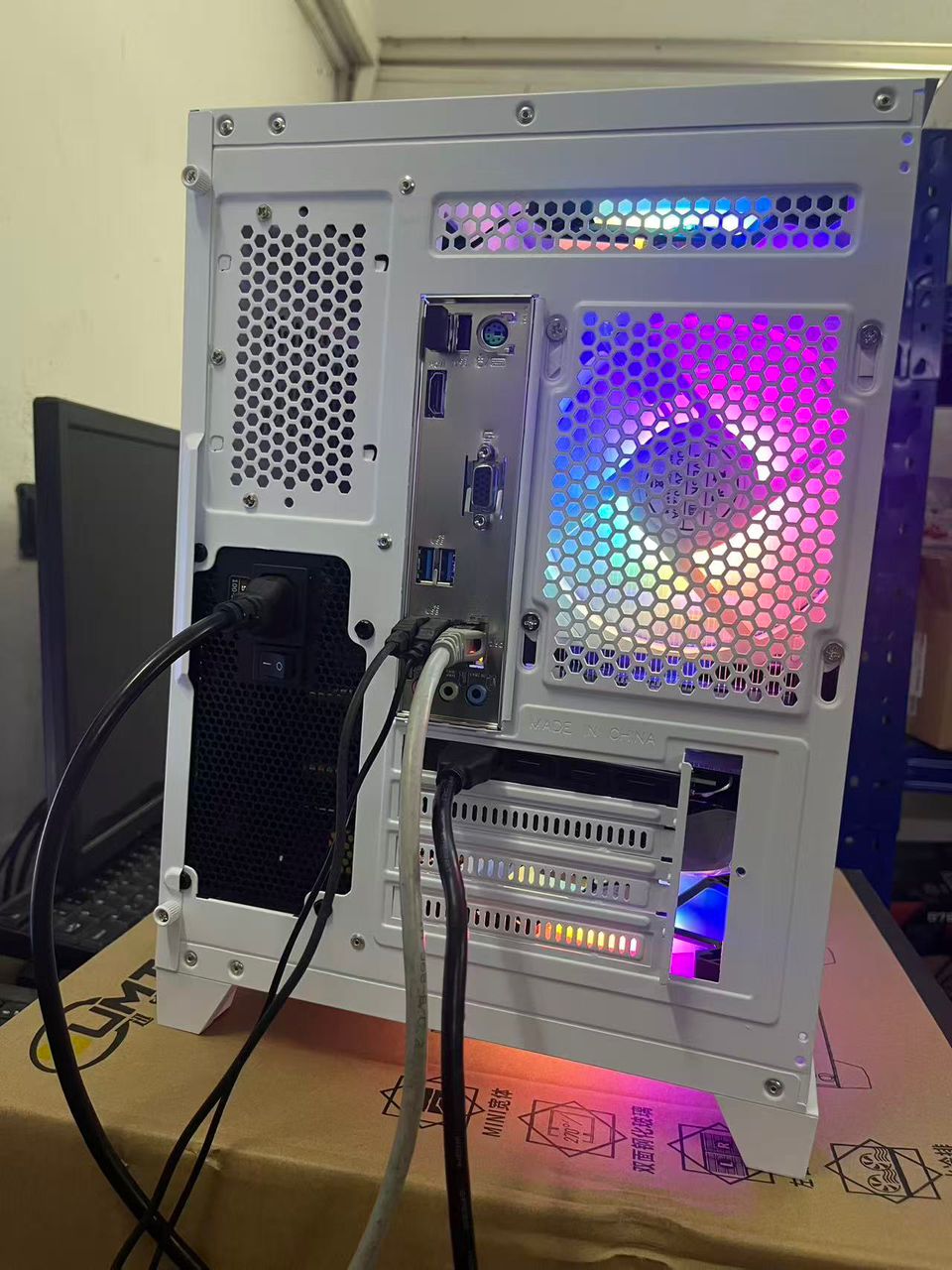 Ryzen 5 7600X/B650m WiFi/16GB 5200Mhz (16x1) DDR5 RAM/Nvidia RTX 5060Ti 8GB GDDR7/Premium Air Cooler/650W 80+ Bronze/1TB m.2 NVMe SSD/Ant Esports Crystal Z2 ARGB-Black with free gaming keyboard and gaming mouse