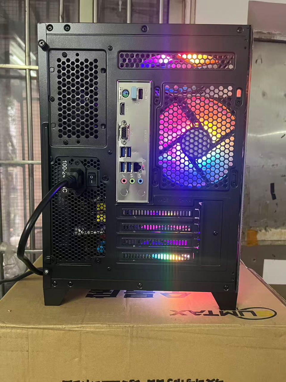 Ryzen 5 7600X/B650m WiFi/16GB 5200Mhz (16x1) DDR5 RAM/Nvidia RTX 5060Ti 8GB GDDR7/Premium Air Cooler/650W 80+ Bronze/1TB m.2 NVMe SSD/Ant Esports Crystal Z2 ARGB-Black with free gaming keyboard and gaming mouse