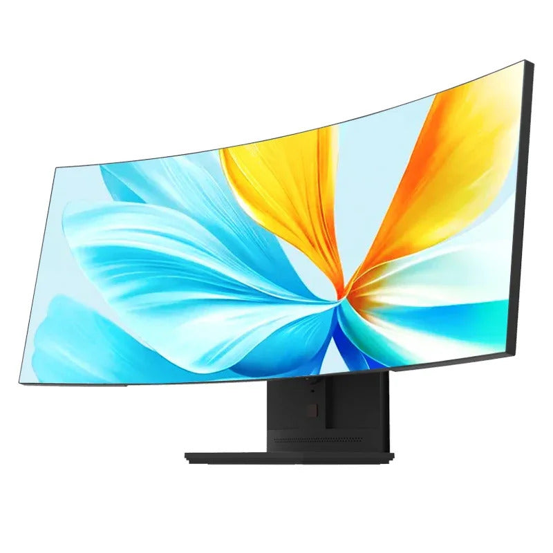 34 inch Curved All In One PC 4K HD Fish Screen All In One Computer16GB RAM Adjustable Office Computer