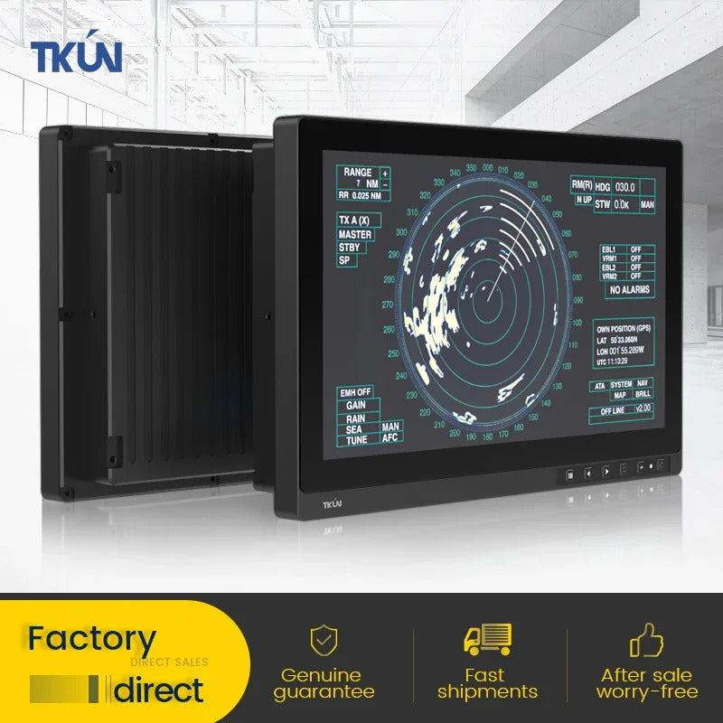 Factory 13.3 Inch Marine/yachts Displays 1000-1500Nits Outdoor Ag glass Binding Ip65 Waterproof Industrial Touch Screen Monitor