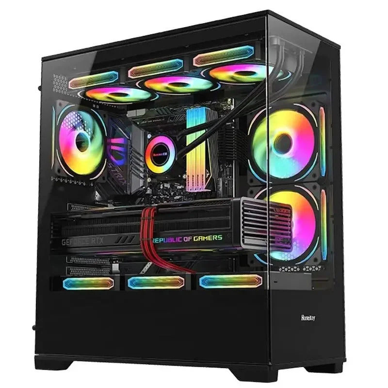 aotesier white gamer desktop computer best price high quality system unit Core i7 I5 i9 16GB RAM RTX GTX 12GB GPU new gaming pc