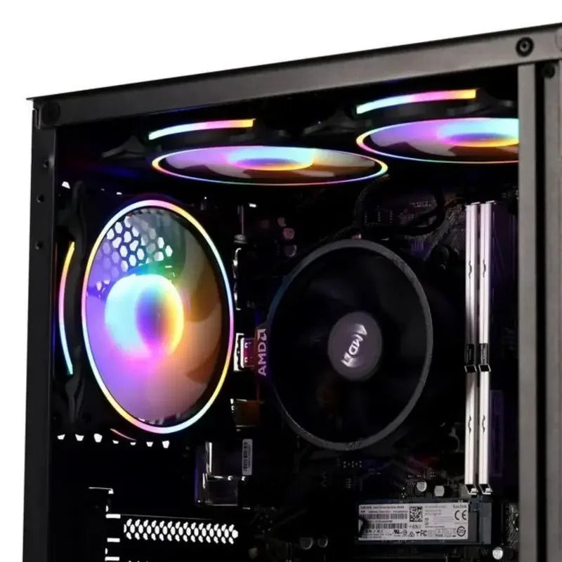 Gaming PC Ryzen R5 5600G GDDR4 16GB 500G Windows 10 Pro Key Assembly Machine Cheap Gaming Desktop Computer