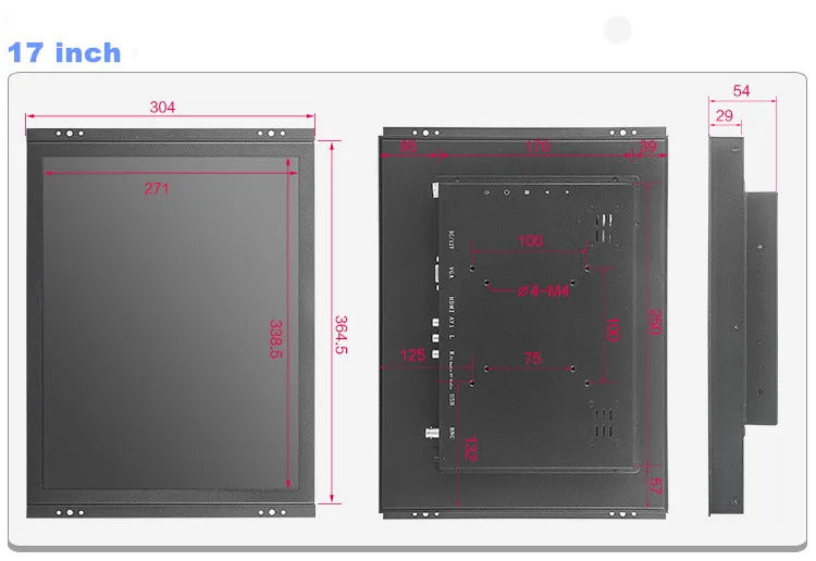 Monitor HD 10.1 inch 2K touch Screen portable 2HDMI IPS USB powered for PC ps4 raspberry pie win7 8 10 medical factory