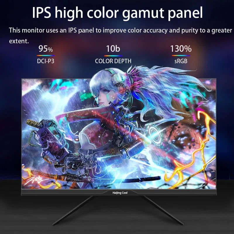 27" Monitor 2K 165Hz 144HZ Gaming Monitors Computer 1ms Free-sync Nano IPS Panel Desktop LCD Display HDMI DP Type-C