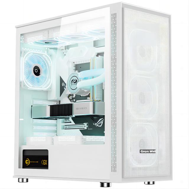 Aotesier DIY Game Desktop Host Motherboard CPU 16G RAM 500G SSD Power Supply PC Gaming Desktop Computer with A8 7680 CPU gamer