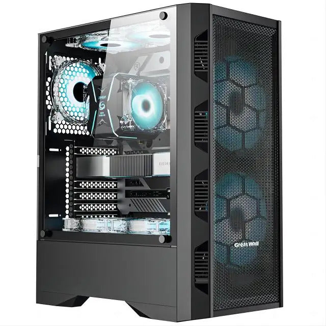 Gaming PC core i9 E5-2650 CPU , RTX 3050, B760 DS3H, 16GB RAM , 256G 512G SSD, 5 Fans RGB Case (I5 i7 cpu)