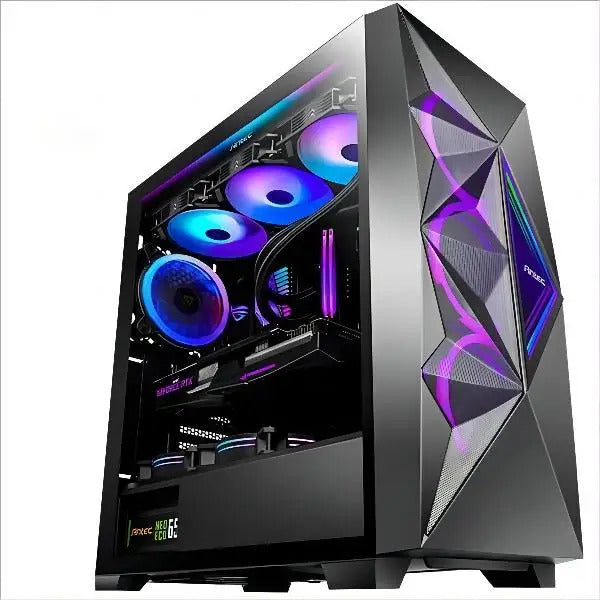 Gaming PC core i9 E5-2650 CPU , RTX 3050, B760 DS3H, 16GB RAM , 256G 512G SSD, 5 Fans RGB Case (I5 i7 cpu)