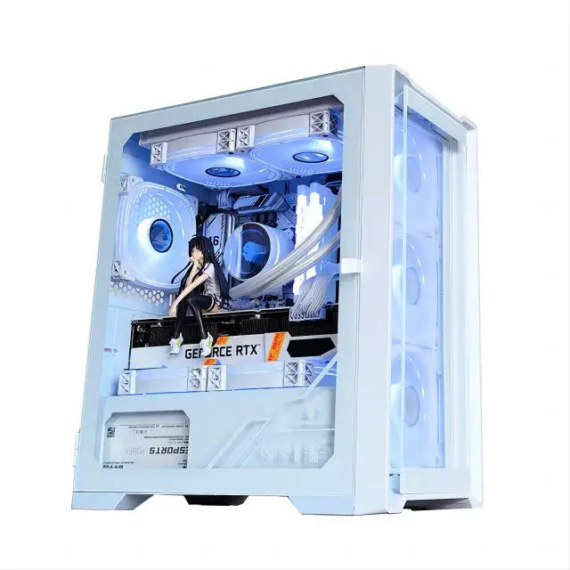 Gaming PC core i9 E5-2650 CPU , RTX 3050, B760 DS3H, 16GB RAM , 256G 512G SSD, 5 Fans RGB Case (I5 i7 cpu)