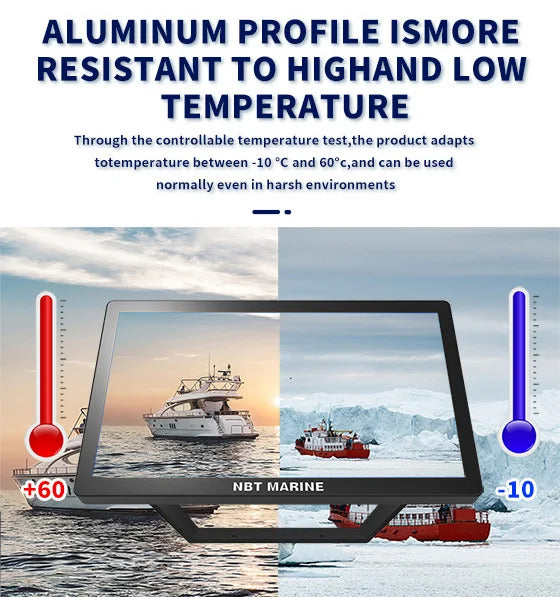 21.5 Inch Marine/yachts Displays 1000-1500Nits Outdoor Ag+glass Binding Ip67 Waterproof Industrial Touch Screen Monitor