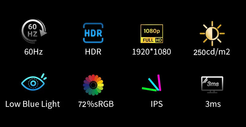 15.6 Inch Portable Monitor Touch Screen Monitor with VESA FHD 1080P IPS Gaming Display  for Laptop PS4/5 Switch Xbox Phone