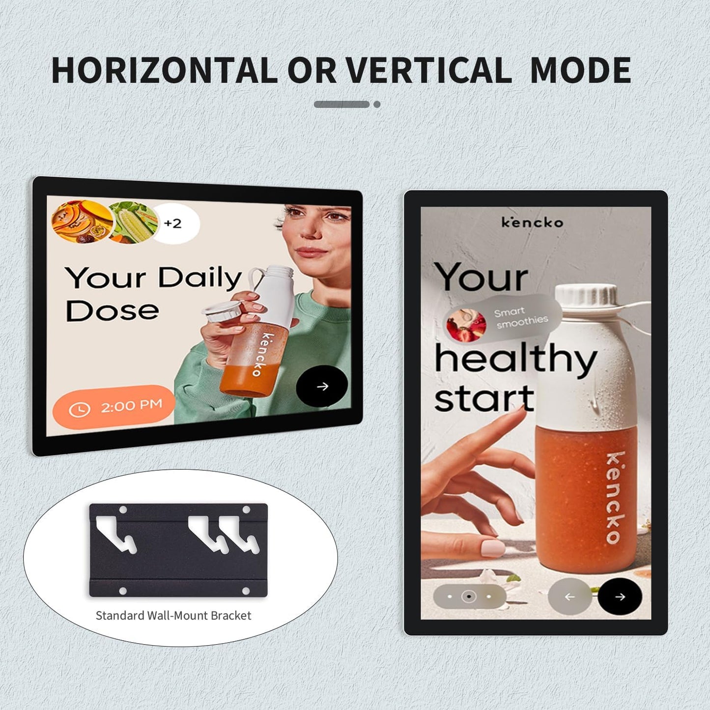 1000 nits 27 inch Capacitive Multi-Touch Screen Industrial Monitor, 16:9 Display 1920 x 1080P, Built-in Speakers, VGA, DVI & HDMI Monitor for PC, POS, Small Business, Restaurant