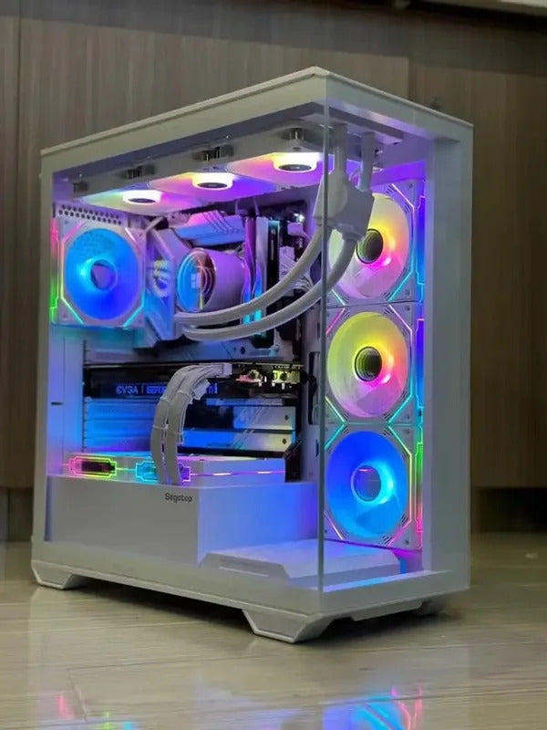 AOTESIER PC Gaming With Core i7-4790 Processor/512G SSD/16GB RAM 3200MB DDR3/Windows 11 HD Graphics 4600 Graphics/ white