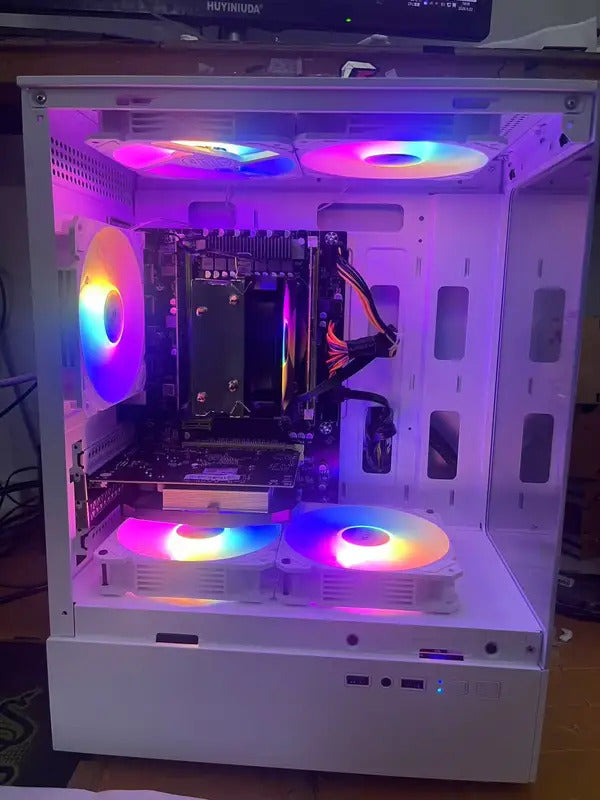 AOTESIER PC Gaming With Core i7-4790 Processor/512G SSD/16GB RAM 3200MB DDR3/Windows 11 HD Graphics 4600 Graphics/ white