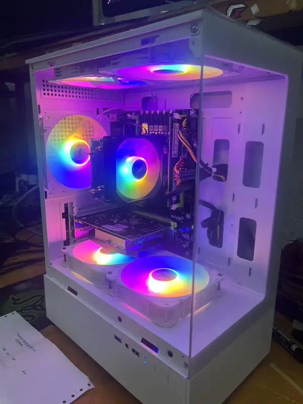 AOTESIER PC Gaming With Core i7-4790 Processor/512G SSD/16GB RAM 3200MB DDR3/Windows 11 HD Graphics 4600 Graphics/ white