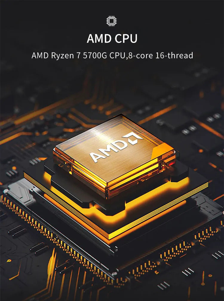 Factory Gaming Desktop Computer Intel I5 12400f I7 14700kf Amd R5 5600gt R7 8700f 1tb Ssd 16gb Ram Gamers All In One Desktop Pc