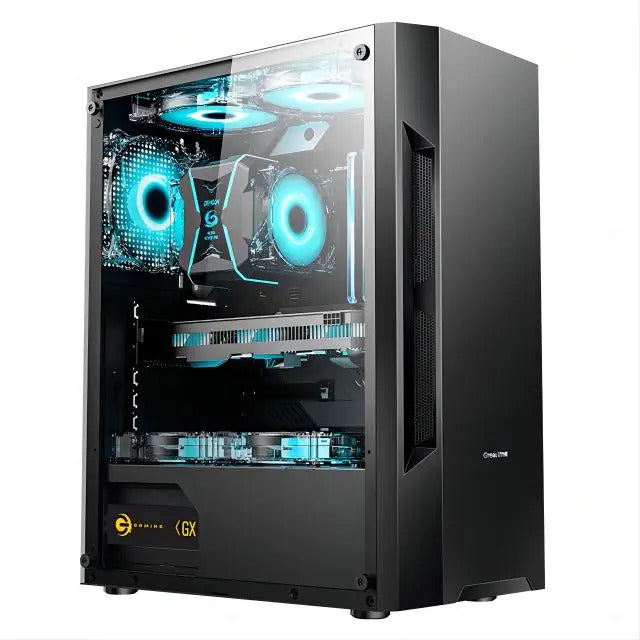 Gaming PC core i9 E5-2650 CPU , RTX 3050, B760 DS3H, 16GB RAM , 256G 512G SSD, 5 Fans RGB Case (I5 i7 cpu)