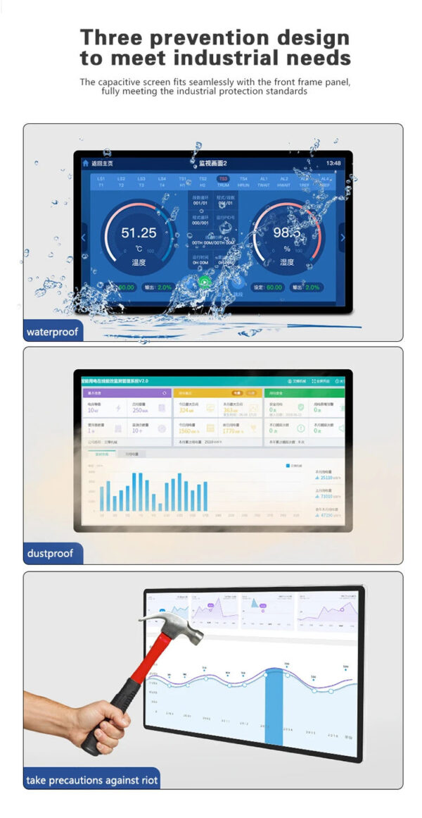 Factory Price Android All In One Pc 10" 13" 15" 18" 21" 24" 27" 32" Wall Mounted Android 11 Tablet