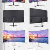 27 Inch Curved Monitor 75Hz 2ms Desktop PC Lcd FHD Computer Display Gaming IPS Panel Screen LED 1080P Desktop Display