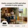 32 inch UHD 4K Smart Portable TV Gen2, 16G +256G Storage, Android OS, 15000mAh, Rolling TV on Wheels with Rotatable Touch Screen, Built-in Battery, Full Swivel Rotation, Voice Remote