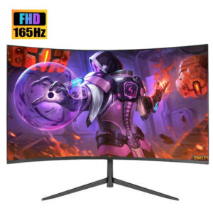 24 inch 1K 165hz Curved Gaming Monitor 144hz 1MS VA FHD Desktop Displays 300cd/m2 For PC Monitors Gamer Built-in speaker DP