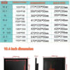 AOTESIER 1500 nits sunreadable outdoor IP65 15.6 inch touch monitor ,Industrial monitor ,resistive touch screen monitor for boat