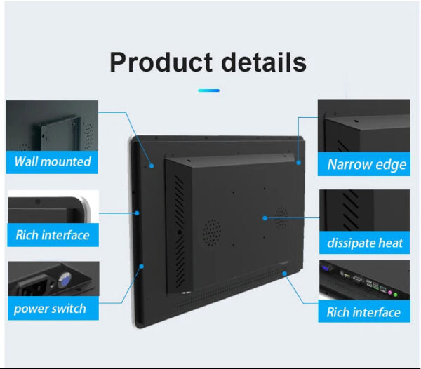 Factory Price Android All In One Pc 10" 13" 15" 18" 21" 24" 27" 32" Wall Mounted Android 11 Tablet