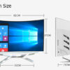 Aotesier High Quality Desktop Computer 27 Inch All in One Gaming PC i7 CPU 8 core with Geforce NVIDIA GDDR5 PC Gamer using