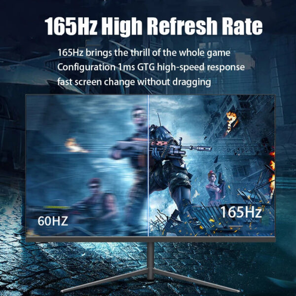 24 inch 1K 165hz Curved Gaming Monitor 144hz 1MS VA FHD Desktop Displays 300cd/m2 For PC Monitors Gamer Built-in speaker DP