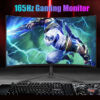 24 inch 1K 165hz Curved Gaming Monitor 144hz 1MS VA FHD Desktop Displays 300cd/m2 For PC Monitors Gamer Built-in speaker DP