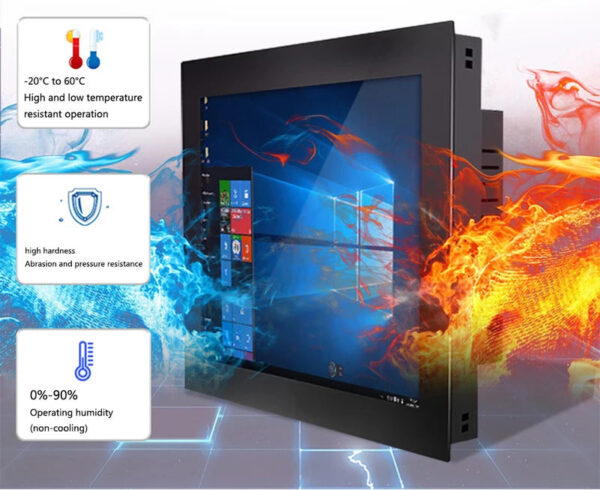 AOTESIER 1500 nits sunreadable outdoor IP65 15.6 inch touch monitor ,Industrial monitor ,resistive touch screen monitor for boat