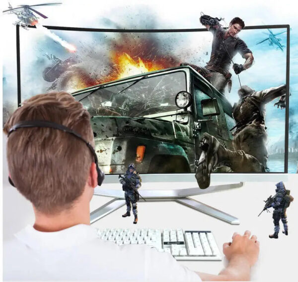 factory 24 27 Inch I7  Screen Gaming Computer PC with Wifi All In One PC  with I7 cpu 16G 256GB  512GB  ITB PC gamer for gaming