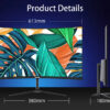 27 Inch Curved Monitor 75Hz 2ms Desktop PC Lcd FHD Computer Display Gaming IPS Panel Screen LED 1080P Desktop Display
