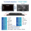 主图-06 15.6 Inch 1000NIT 1920*1080 FHD IPS Open Frame Capacitive Touch Screen Monitor Wall Mount Outdoor High Brightness LCD Display